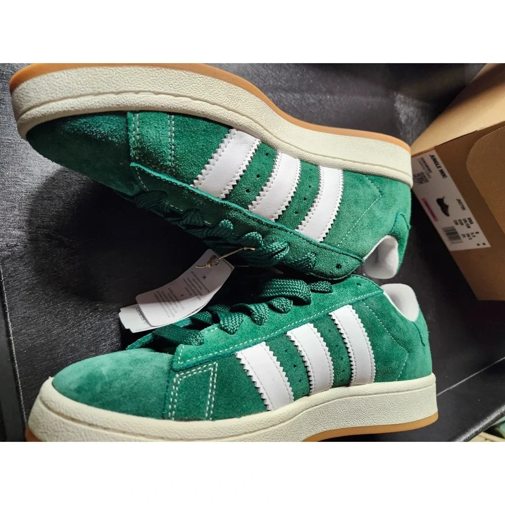 Adidas Campus 00s Originals Size 9.5 Green/cloud White Big Strings NWT - Picture 7 of 10